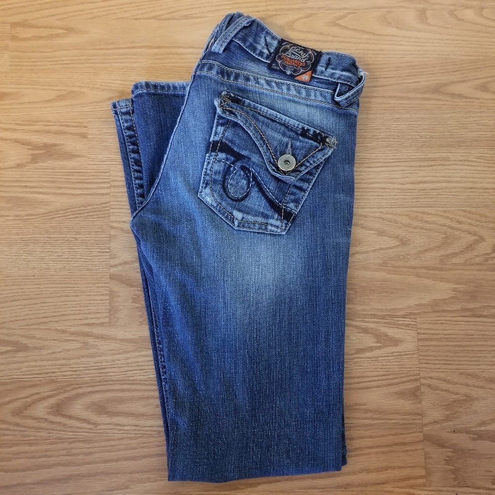 Ladies Lucky jeans boot cut med wash size 6/28